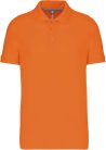 Férfi rövid ujjú galléros piké póló, Kariban KA241, Orange-2XL