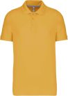 Férfi rövid ujjú galléros piké póló, Kariban KA241, Yellow-2XL