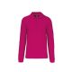 Férfi hosszú ujjú galléros piké póló, Kariban KA243, Fuchsia-2XL