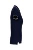 Női galléros piké póló, kontrasztcsíkos szélekkel, Kariban KA252, Navy/White/Red-L