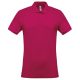 Férfi galléros piké póló, rövid ujjú, Kariban KA254, Fuchsia-4XL