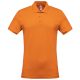 Férfi galléros piké póló, rövid ujjú, Kariban KA254, Orange-2XL