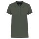 Női galléros piké póló, rövid ujjú, Kariban KA255, Dark Khaki-2XL