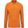 Férfi galléros hosszú ujjú piké póló, Kariban KA256, Orange-2XL