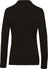 Női galléros hosszú ujjú piké póló, Kariban KA257, Black-3XL