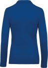 Női galléros hosszú ujjú piké póló, Kariban KA257, Light Royal Blue-2XL