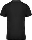 Férfi galléros jersey póló, kontrasztos gallérral, Kariban KA260, Black/Dark Grey Heather-2XL