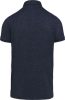 Férfi galléros rövid ujjú jersey póló, Kariban KA262, French Navy Heather-XL