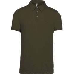   Férfi galléros rövid ujjú jersey póló, Kariban KA262, Light Khaki-S