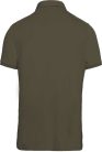 Férfi galléros rövid ujjú jersey póló, Kariban KA262, Light Khaki-S