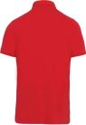 Férfi galléros rövid ujjú jersey póló, Kariban KA262, Red-2XL