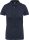 Női galléros rövid ujjú jersey póló, Kariban KA263, French Navy Heather-L