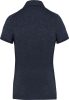 Női galléros rövid ujjú jersey póló, Kariban KA263, French Navy Heather-L