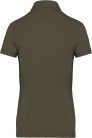 Női galléros rövid ujjú jersey póló, Kariban KA263, Light Khaki-XL