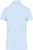 Női galléros rövid ujjú jersey póló, Kariban KA263, Sky Blue-2XL