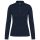 Női galléros hosszú ujjú jersey póló, Kariban KA265, Navy-XS