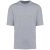 Uniszex szélesebb szabású környakas póló, Kariban KA3008, Oxford Grey-2XL