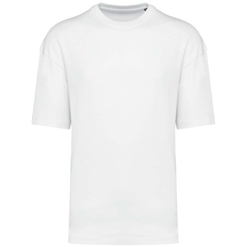 Uniszex szélesebb szabású környakas póló, Kariban KA3008, White-L