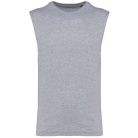 Férfi organikus széles vállú ujjatlan póló, Kariban KA3022IC, Oxford Grey-2XL