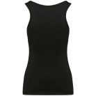 Női organikus ujjatlan póló, Kariban KA3024IC, Black-2XL