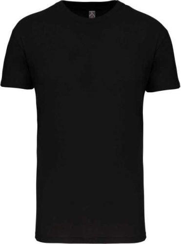 Férfi organikus rövid ujjú póló, Kariban KA3025IC, Black-3XL