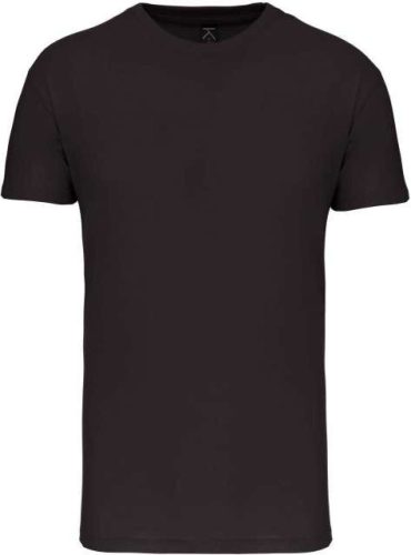 Férfi organikus rövid ujjú póló, Kariban KA3025IC, Dark Grey-2XL