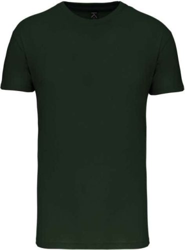 Férfi organikus rövid ujjú póló, Kariban KA3025IC, Forest Green-2XL