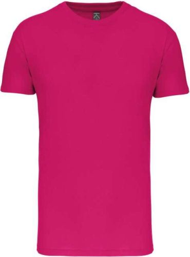 Férfi organikus rövid ujjú póló, Kariban KA3025IC, Fuchsia-2XL