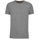 Férfi organikus rövid ujjú póló, Kariban KA3025IC, Grey Heather-2XL