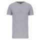 Férfi organikus rövid ujjú póló, Kariban KA3025IC, Oxford Grey-2XL