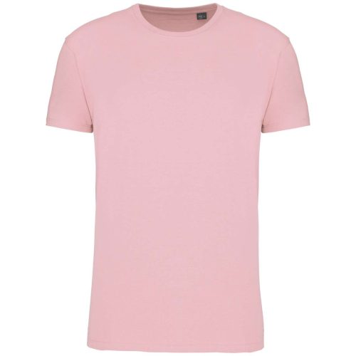 Férfi organikus rövid ujjú póló, Kariban KA3025IC, Pale Pink-2XL