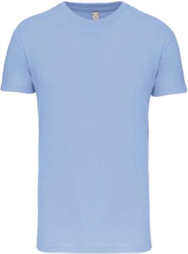 Férfi organikus rövid ujjú póló, Kariban KA3025IC, Sky Blue-2XL