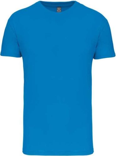 Férfi organikus rövid ujjú póló, Kariban KA3025IC, Tropical Blue-2XL