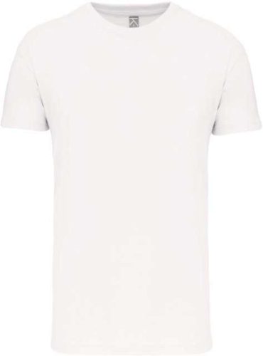 Férfi organikus rövid ujjú póló, Kariban KA3025IC, White-2XL