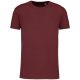 Férfi organikus rövid ujjú póló, Kariban KA3025IC, Wine Heather-2XL