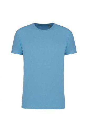 Uniszex  körkötött organikus póló rövid ujjú, Kariban KA3032IC, Cloudy Blue Heather-2XL