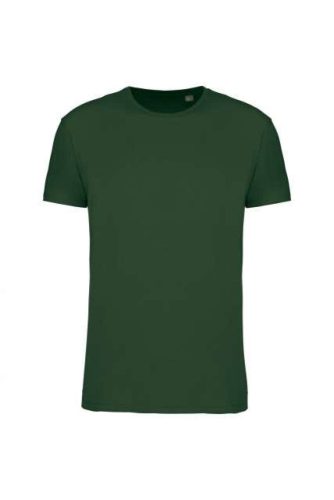 Uniszex  körkötött organikus póló rövid ujjú, Kariban KA3032IC, Forest Green-2XL