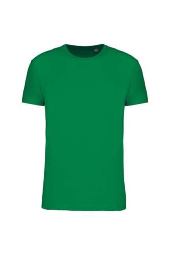 Uniszex  körkötött organikus póló rövid ujjú, Kariban KA3032IC, Kelly Green-2XL