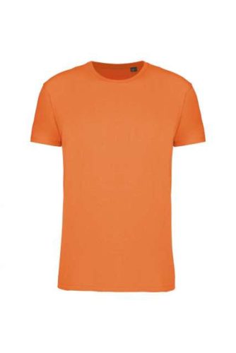 Uniszex  körkötött organikus póló rövid ujjú, Kariban KA3032IC, Light Orange-S