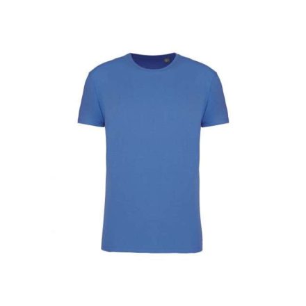 Uniszex  körkötött organikus póló rövid ujjú, Kariban KA3032IC, Light Royal Blue-2XL