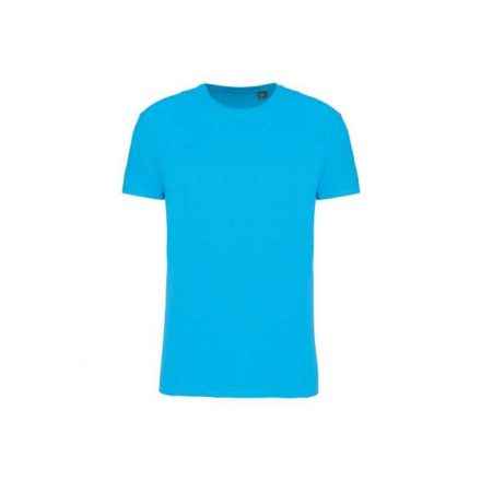 Uniszex  körkötött organikus póló rövid ujjú, Kariban KA3032IC, Sea Turquoise-2XL