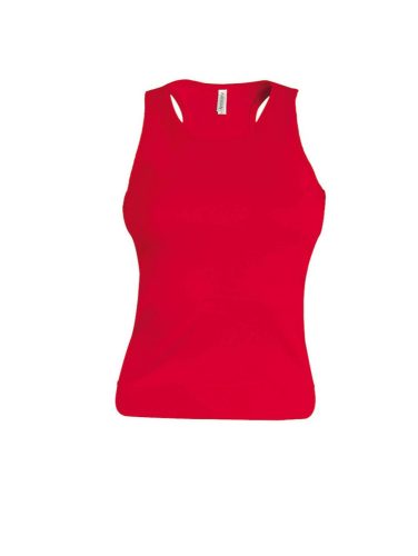 Női sporthátú vastag trikó, Kariban KA311, Red-XL