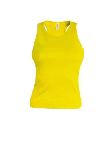 Női sporthátú vastag trikó, Kariban KA311, True Yellow-XL