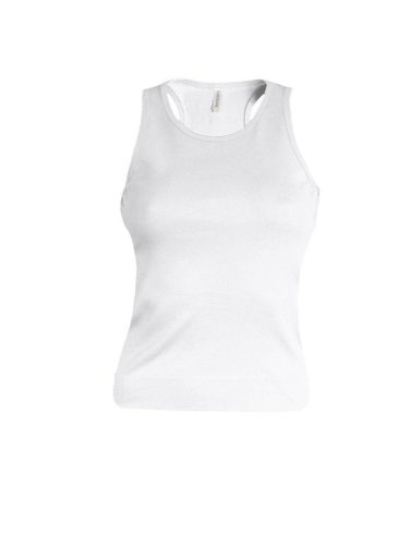 Női sporthátú vastag trikó, Kariban KA311, White-XL