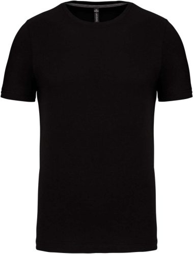 Férfi jersey rövid ujjú póló, Kariban KA356, Black-2XL