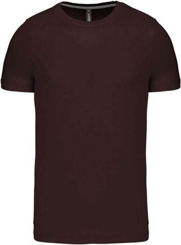 Férfi jersey rövid ujjú póló, Kariban KA356, Chocolate-2XL