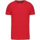 Férfi jersey rövid ujjú póló, Kariban KA356, Red-2XL