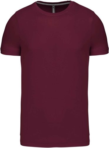 Férfi jersey rövid ujjú póló, Kariban KA356, Wine-2XL