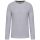 Férfi kereknyakú hosszú ujjú póló, Kariban KA359, Oxford Grey-2XL