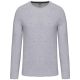 Férfi kereknyakú hosszú ujjú póló, Kariban KA359, Oxford Grey-2XL